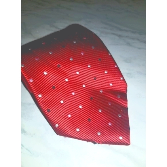Paul Smith London‎ Red Polkadot Tie - Picture 1 of 12